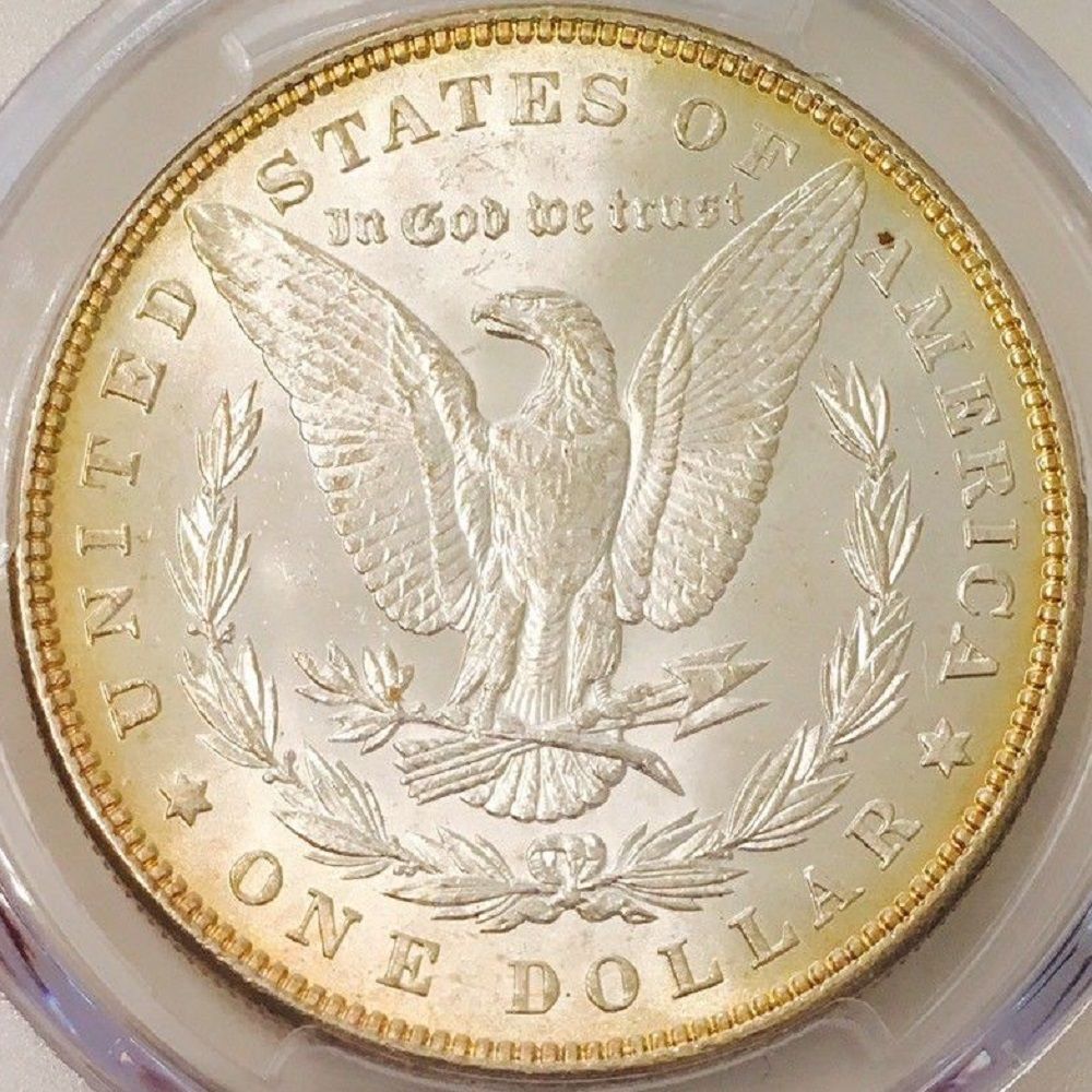 1896-And-1885-Toned-Morgan-Silver-Dollars